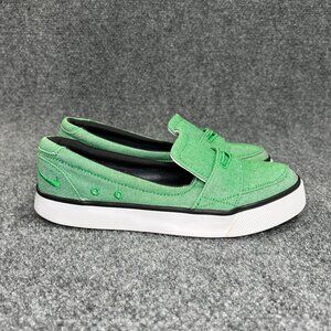 Nike 6.0 Balsa Loafers SB Women's Size 6.5 Green Athletic Casual Slip On Sneaker